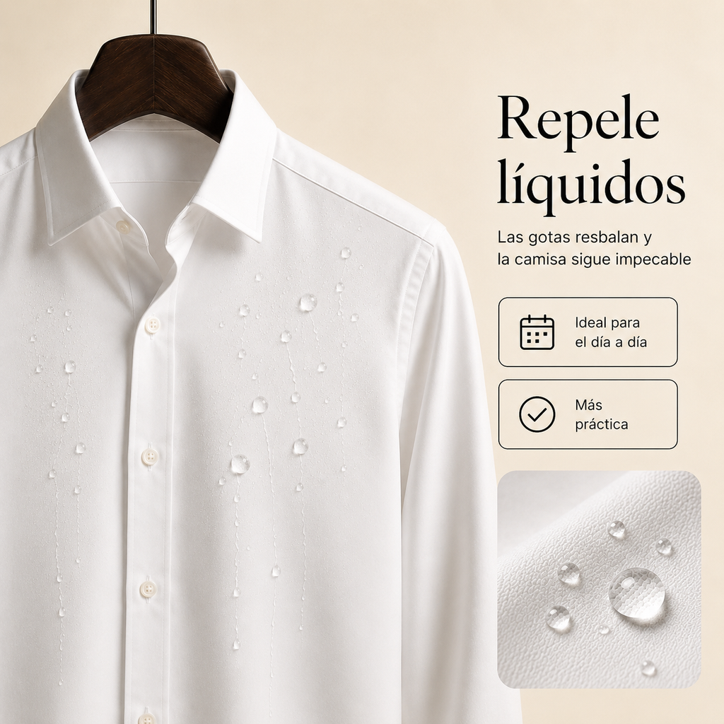 Camisa Milano - Tecnología Antiarrugas DWR | 2x1