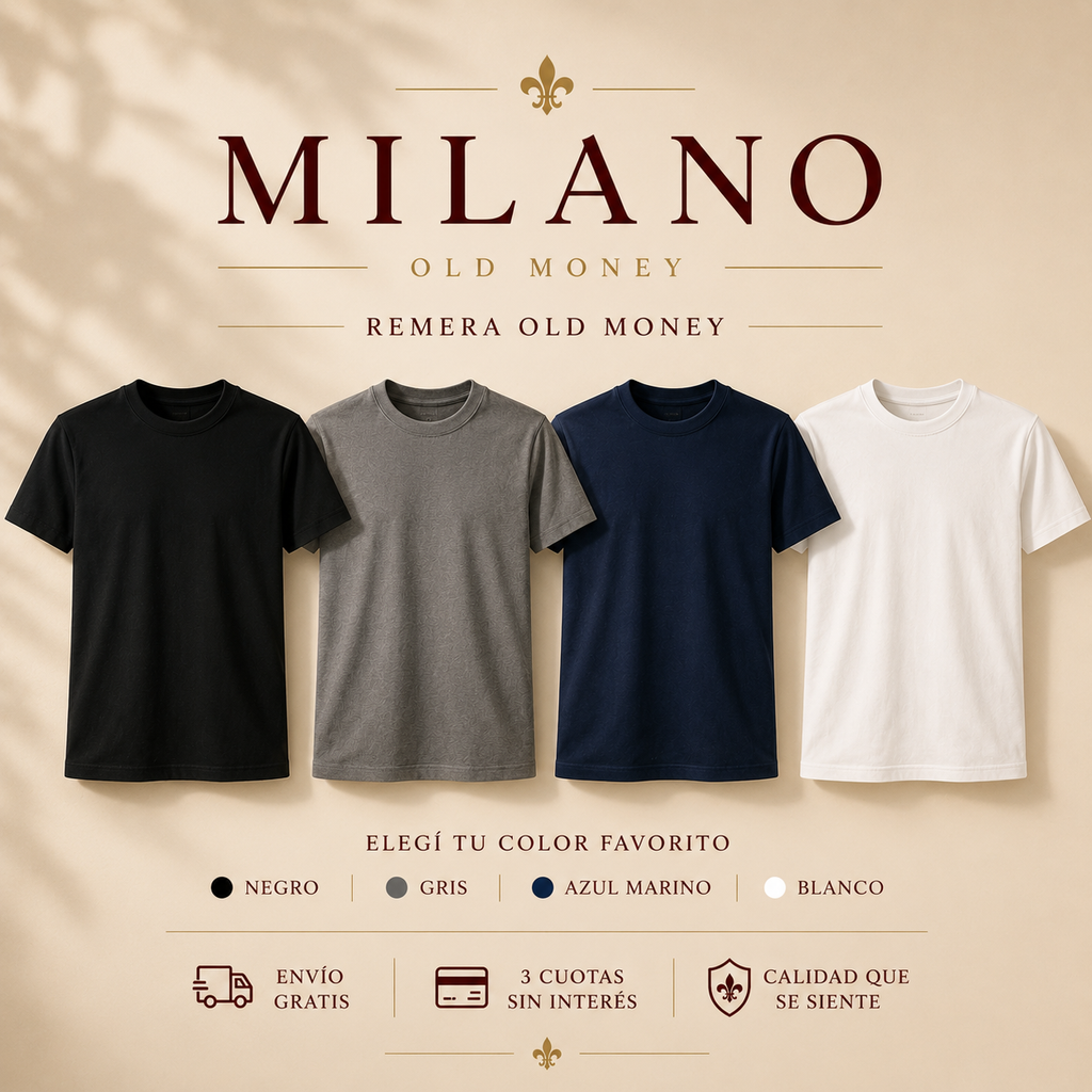 2x1 Outfit Completo – Pantalón Sastrero + Remera Slim Fit | MILANO