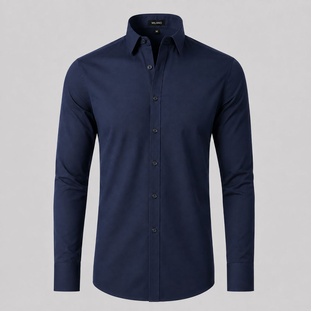 2x1 Camisa Slim Fit Elastizada | Milano Old Money