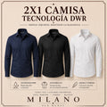 Camisa Milano - Tecnología Antiarrugas DWR | 2x1
