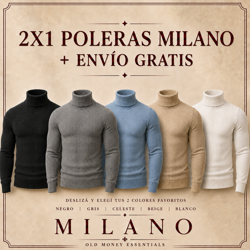 Poleras Milano 2x1 — Milano Old Money