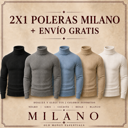 Poleras Milano 2x1 — Milano Old Money