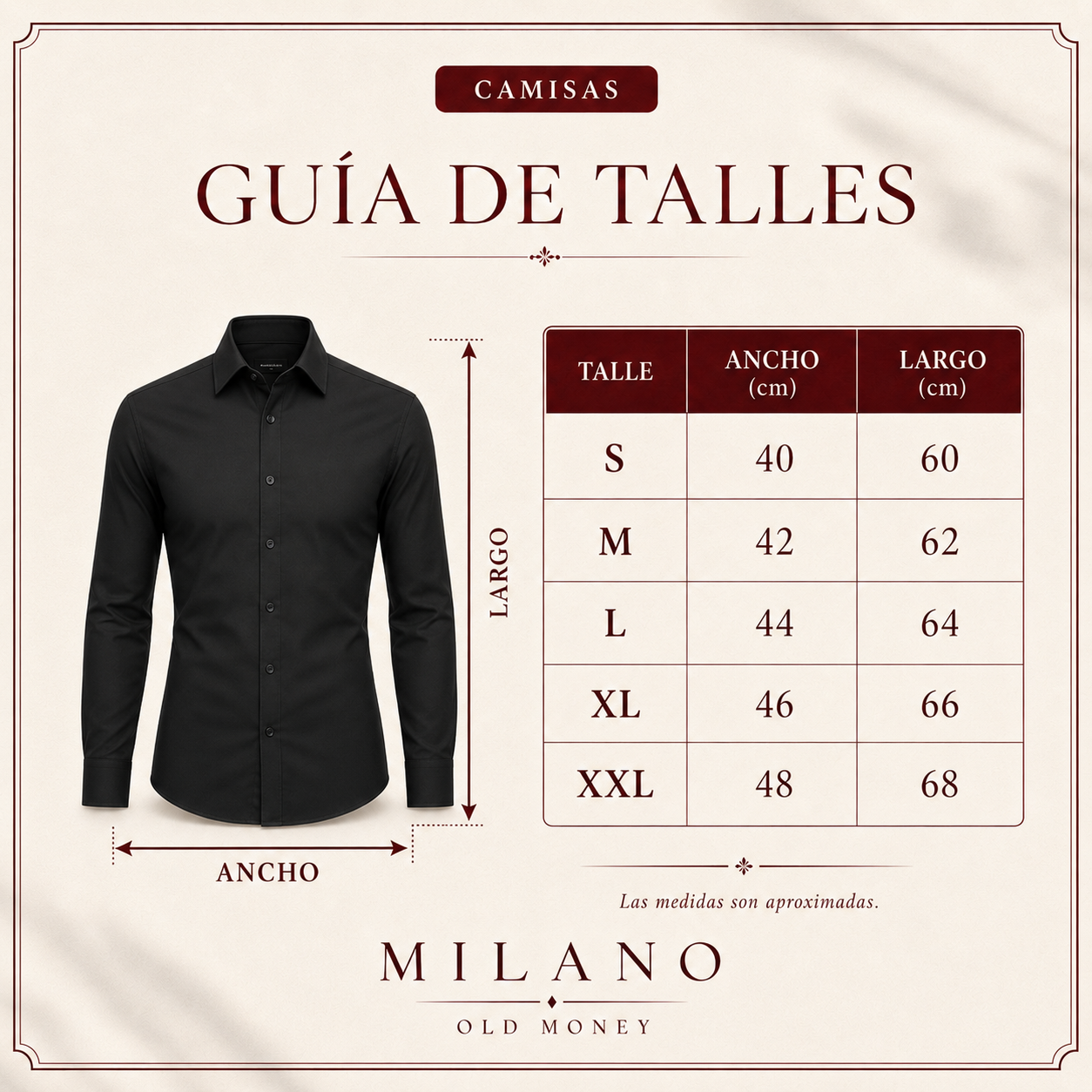 2x1 Camisa Slim Fit Elastizada | Milano Old Money