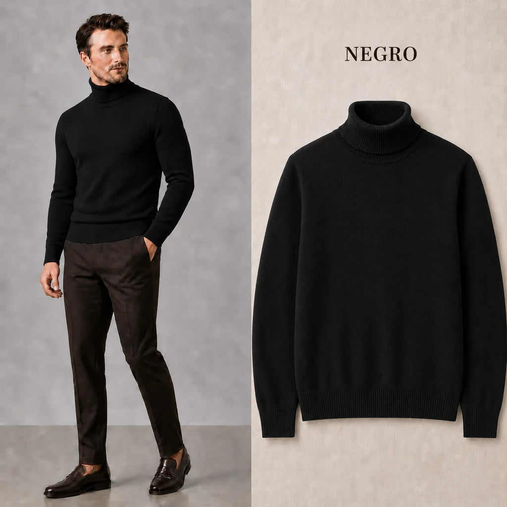 Suéter Cuello Alto 2x1 — Milano Old Money